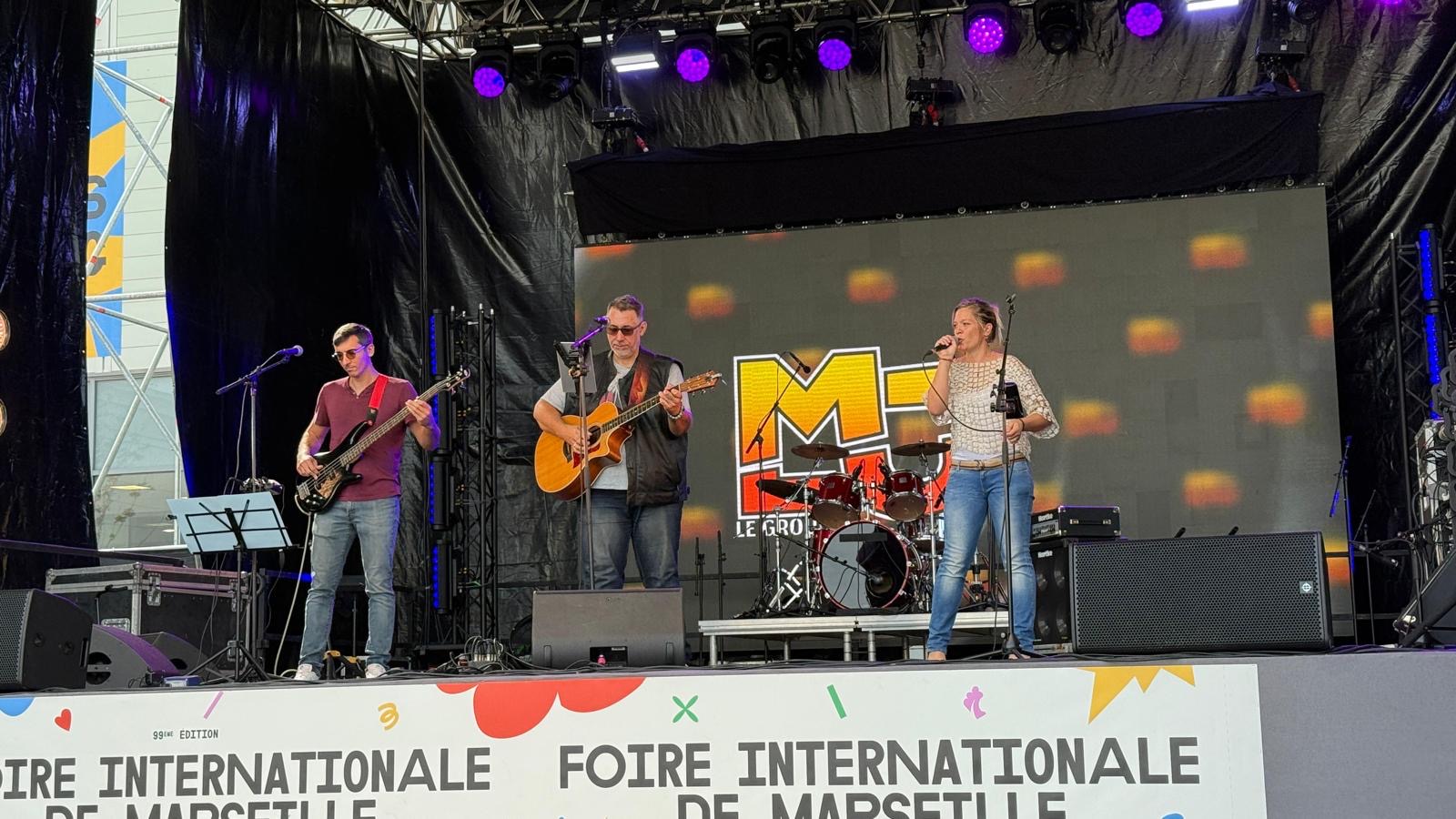 Sur la scène de la Foire Internationale de Marseille